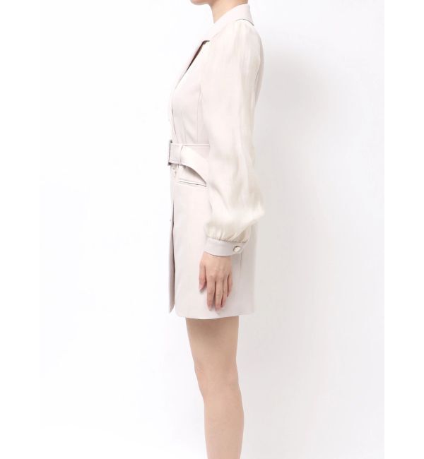 RESEXXY「スリーブシアーミニワンピース」|ワンピース|