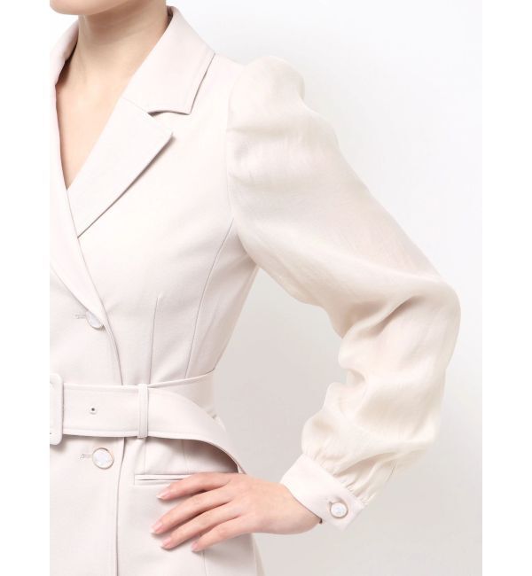 RESEXXY「スリーブシアーミニワンピース」|ワンピース|