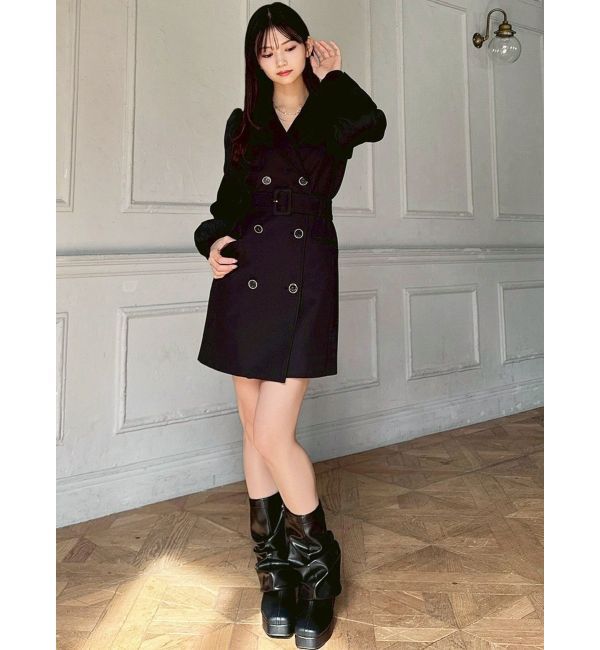 RESEXXY「スリーブシアーミニワンピース」|ワンピース|