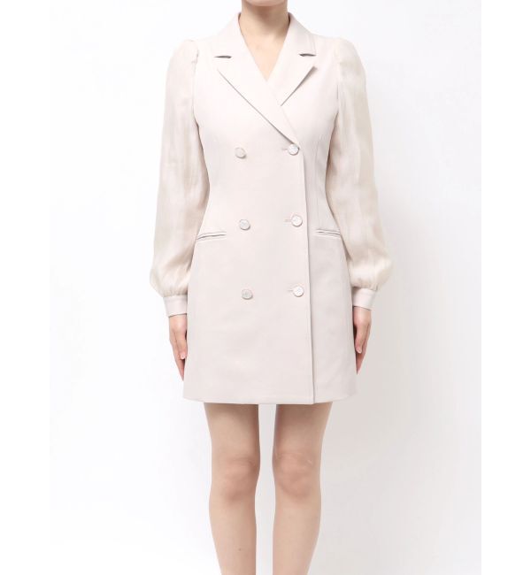 RESEXXY「スリーブシアーミニワンピース」|ワンピース|