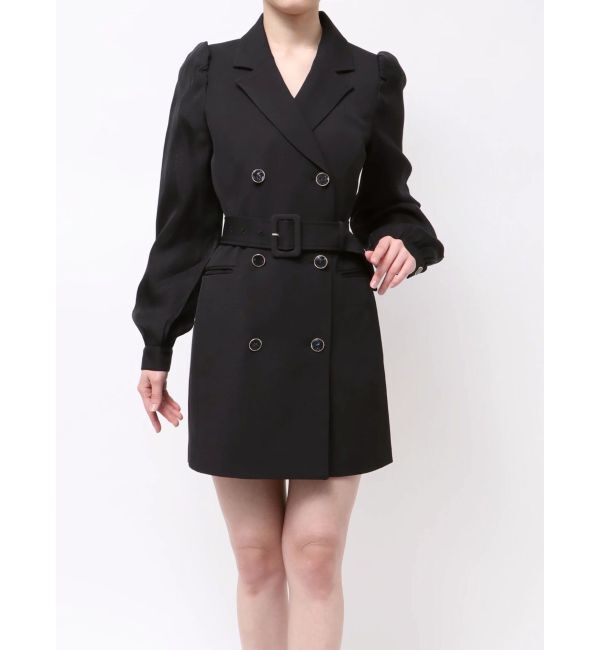 RESEXXY「スリーブシアーミニワンピース」|ワンピース|