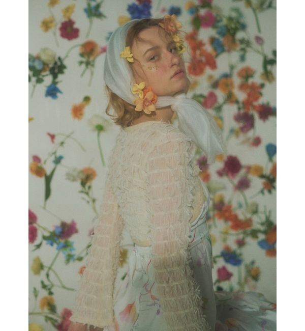 RESEXXY「【memorif.】フラワーラッフルアンサンブルキャミワンピース」|ワンピース|