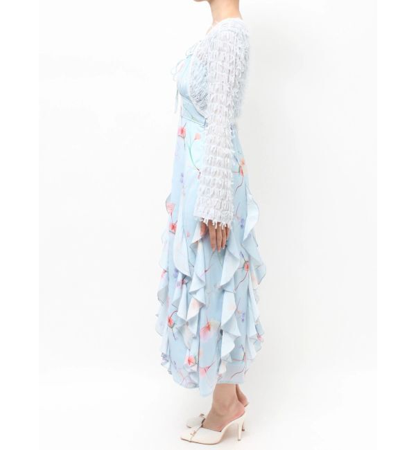 RESEXXY「【memorif.】フラワーラッフルアンサンブルキャミワンピース」|ワンピース|