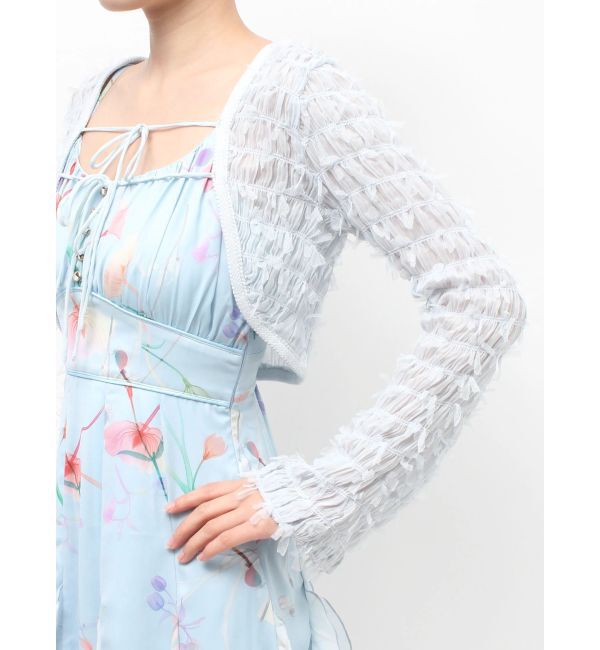 RESEXXY「【memorif.】フラワーラッフルアンサンブルキャミワンピース」|ワンピース|
