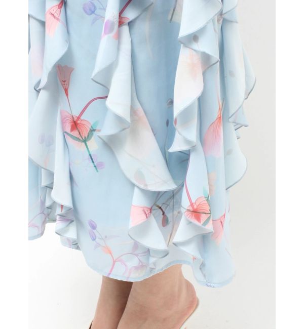 RESEXXY「【memorif.】フラワーラッフルアンサンブルキャミワンピース」|ワンピース|