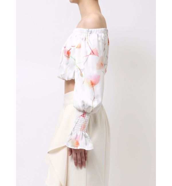 RESEXXY「【memorif.】フラワークロップドオフショルブラウス」|シャツ・ブラウス|