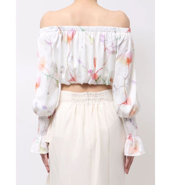 RESEXXY「【memorif.】フラワークロップドオフショルブラウス」|シャツ・ブラウス|