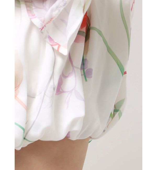 RESEXXY「【memorif.】フラワークロップドオフショルブラウス」|シャツ・ブラウス|