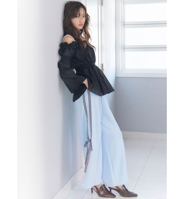 RESEXXY「【FILA】サイドラインリボンパンツ」|その他|