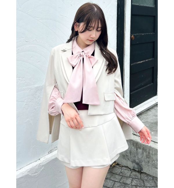 dazzlin「【セットアップ対応】レイヤードスカートパンツ」|スカート|