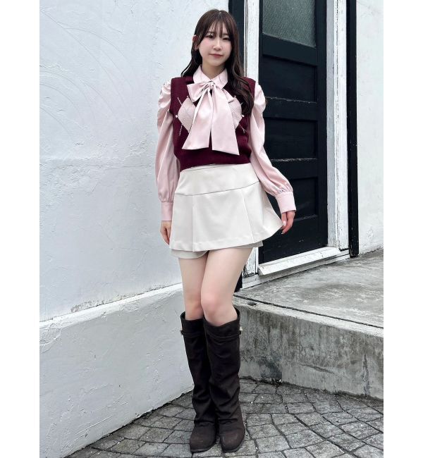 dazzlin「【セットアップ対応】レイヤードスカートパンツ」|スカート|