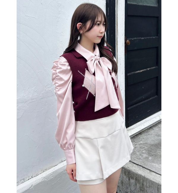 dazzlin「【セットアップ対応】レイヤードスカートパンツ」|スカート|