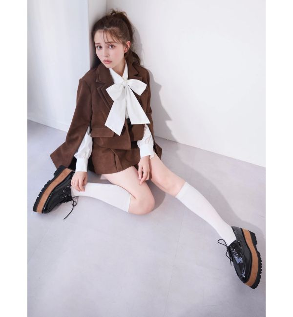 dazzlin「【セットアップ対応】レイヤードスカートパンツ」|スカート|