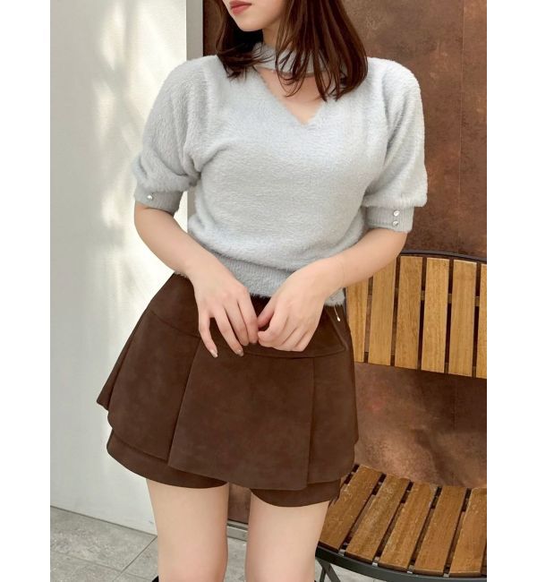 dazzlin「【セットアップ対応】レイヤードスカートパンツ」|スカート|