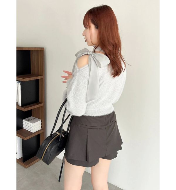 dazzlin「【セットアップ対応】レイヤードスカートパンツ」|スカート|