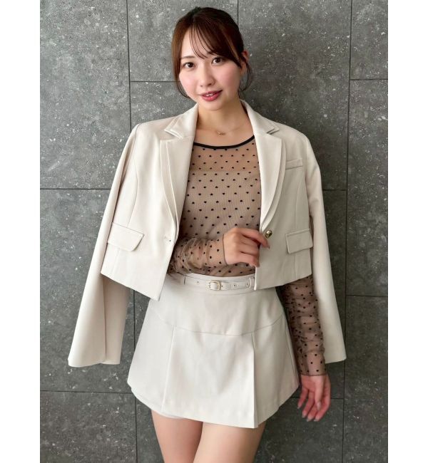 dazzlin「【セットアップ対応】レイヤードスカートパンツ」|スカート|