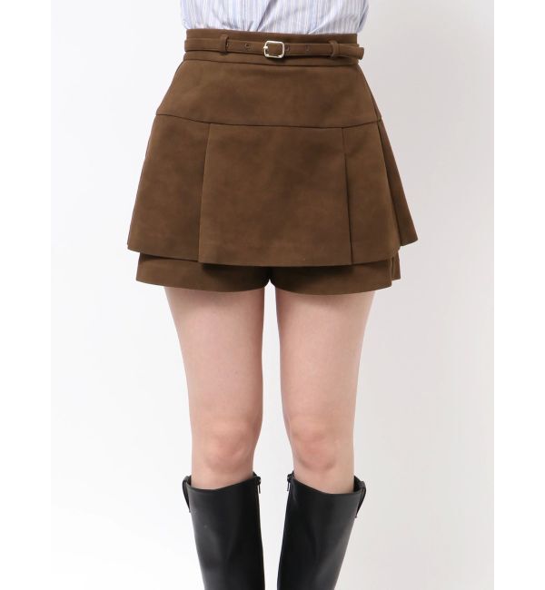 dazzlin「【セットアップ対応】レイヤードスカートパンツ」|スカート|