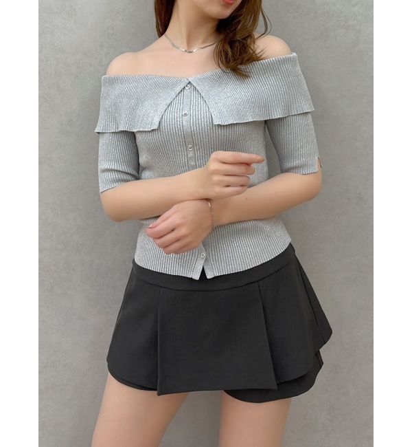 dazzlin「【セットアップ対応】レイヤードスカートパンツ」|スカート|