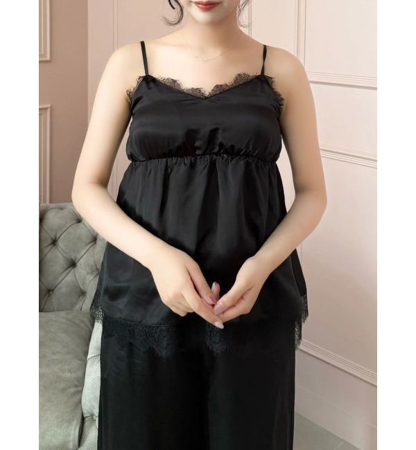 dazzlin「【吉田朱里】シルクカップインキャミソール」|ルームウェア|