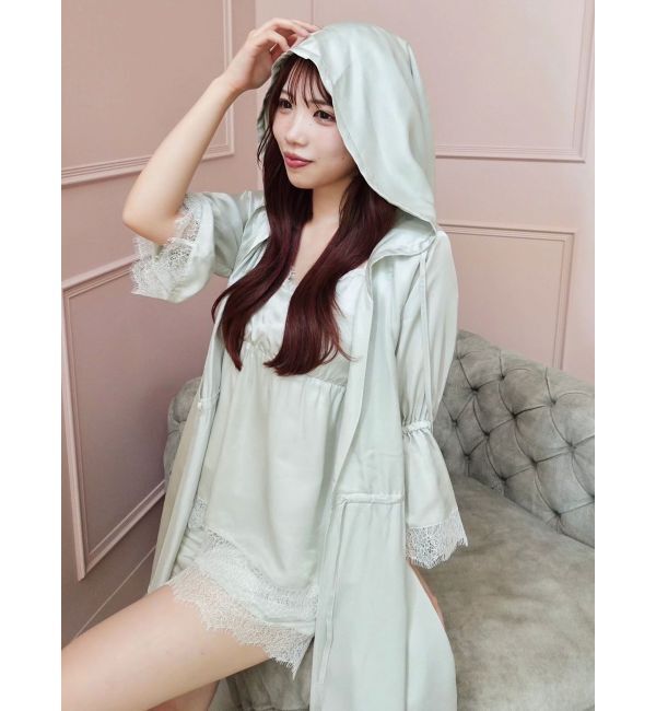 dazzlin「【吉田朱里】シルクカップインキャミソール」|ルームウェア|