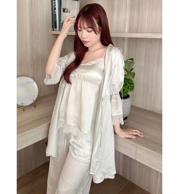 dazzlin「【吉田朱里】シルクカップインキャミソール」|ルームウェア|