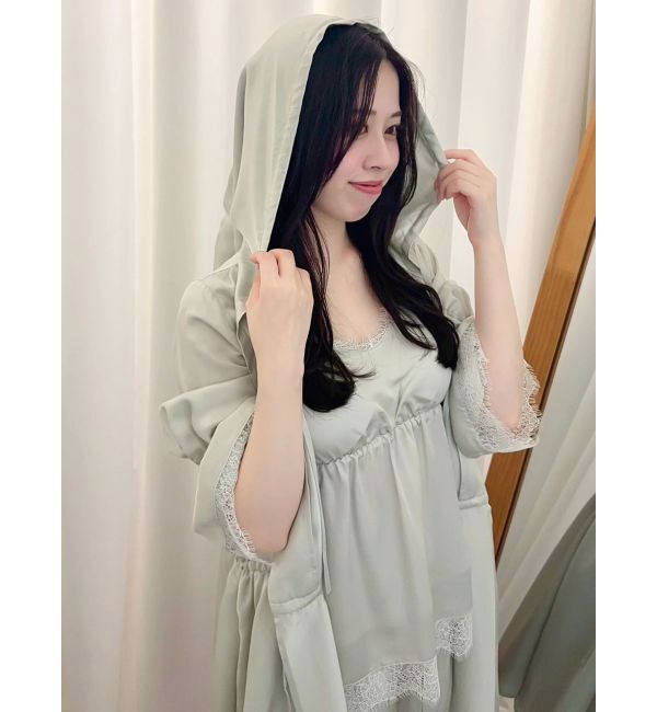 dazzlin「【吉田朱里】シルクカップインキャミソール」|ルームウェア|