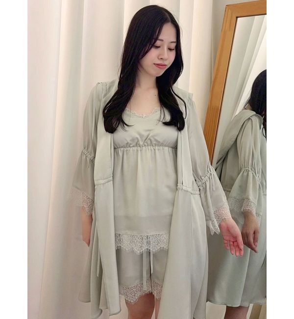 dazzlin「【吉田朱里】シルクカップインキャミソール」|ルームウェア|