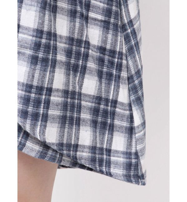 dazzlin「シャツイレフレアミニワンピース」|ワンピース|