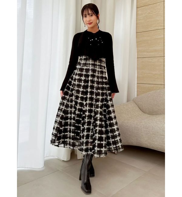 dazzlin「【20周年記念復刻！】コルセットボリューミーフレアスカート」|スカート|