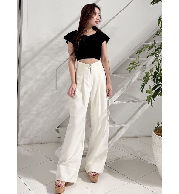 MERCURYDUO「ハイウエストコルセットパンツ」|その他|