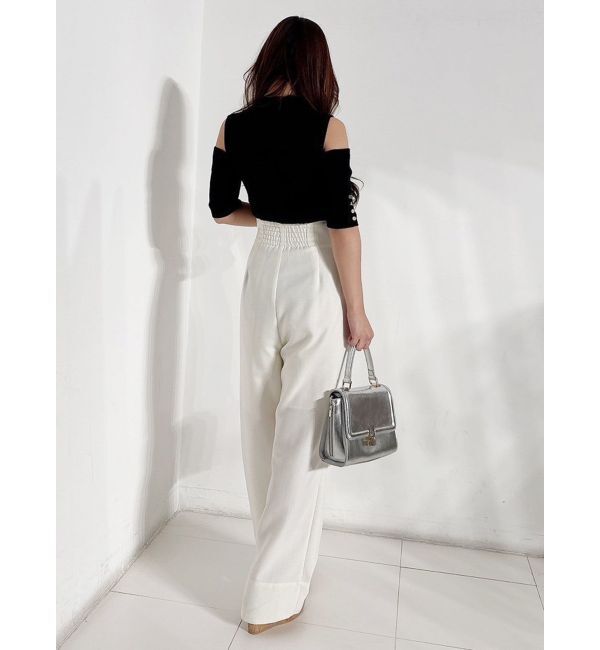 MERCURYDUO「ハイウエストコルセットパンツ」|その他|