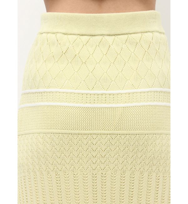 MERCURYDUO「クロシェ風ニットセットアップ」|ワンピース|