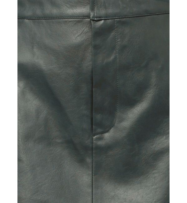 MURUA「ヴィンテージライクフェイクレザーミニスカート」|スカート|