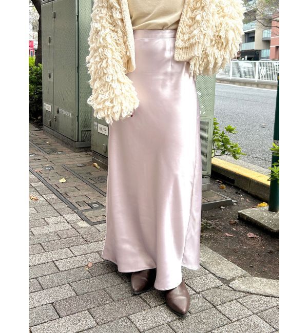 Ungrid「サテンフレアスカート」|スカート|