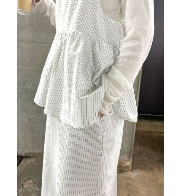 Ungrid「【WEB限定】ビスチェデザインキャミワンピース」|ワンピース|