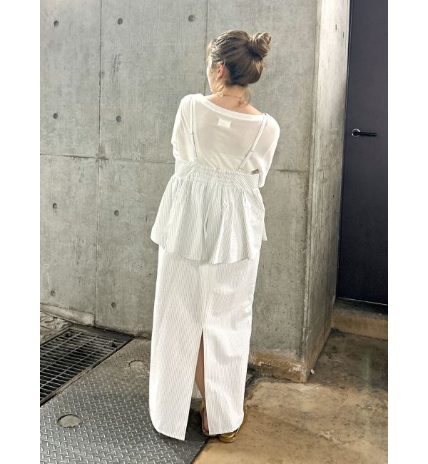 Ungrid「【WEB限定】ビスチェデザインキャミワンピース」|ワンピース|