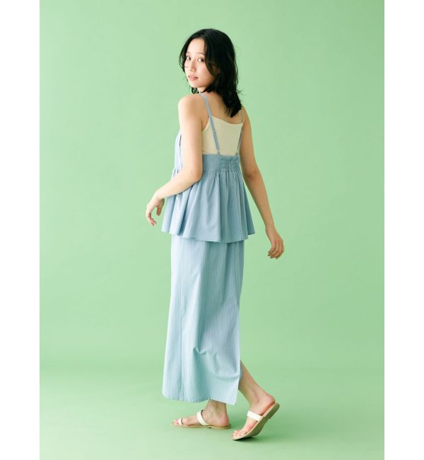 Ungrid「【WEB限定】ビスチェデザインキャミワンピース」|ワンピース|