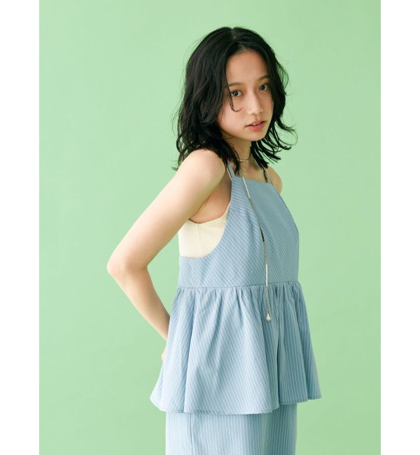 Ungrid「【WEB限定】ビスチェデザインキャミワンピース」|ワンピース|