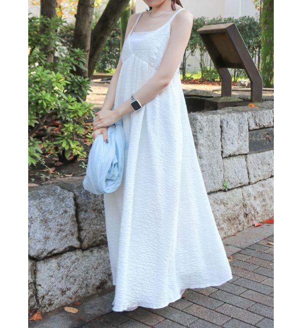 Ungrid「楊柳キャミワンピース」|ワンピース|