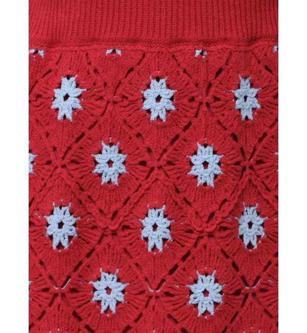 Ungrid「ビーズコンビニットアイラインスカート」|スカート|