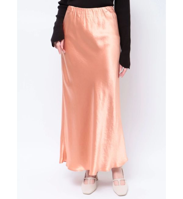 LAGUNAMOON「サテンナロースカート」|スカート|
