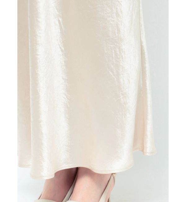 LAGUNAMOON「サテンナロースカート」|スカート|