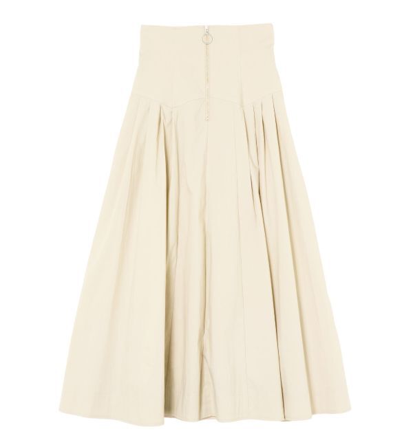 LAGUNAMOON「フロントZIPコルセットデザインフレアスカート」|スカート|