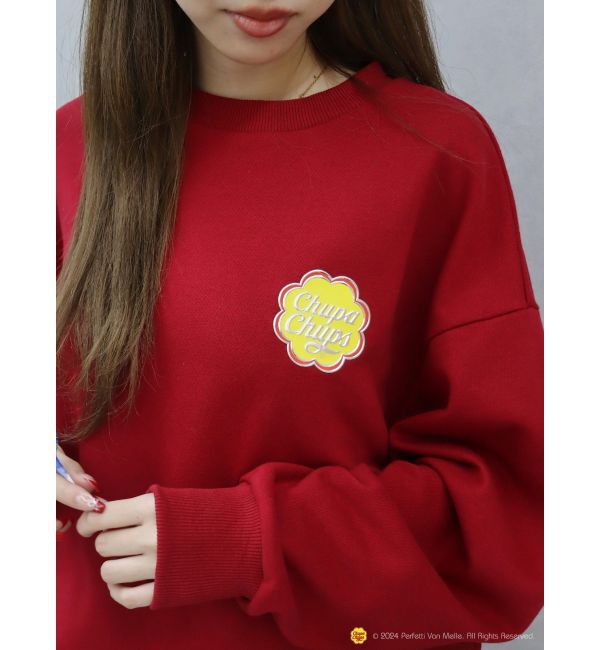 EVRIS「【EVRIS&times;Chupa Chups】ワンポイントトレーナー」|スウェット・ジャージ|