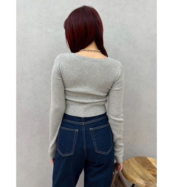 EVRIS「リボンデザインニットトップス」|ニット・セーター|