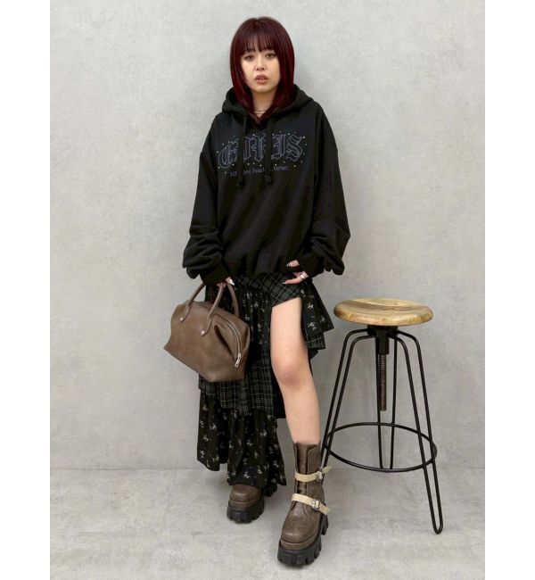 EVRIS「EVRISロゴオーバーサイズフーディー」|スウェット・ジャージ|