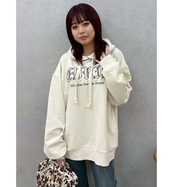 EVRIS「EVRISロゴオーバーサイズフーディー」|スウェット・ジャージ|