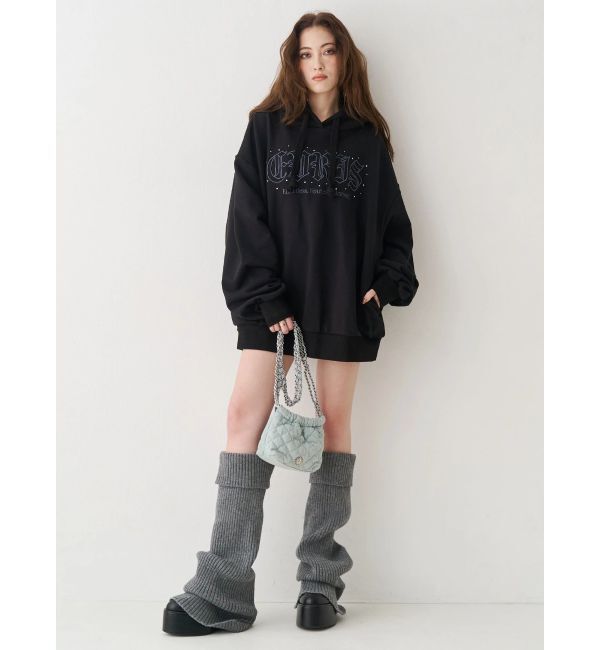 EVRIS「EVRISロゴオーバーサイズフーディー」|スウェット・ジャージ|