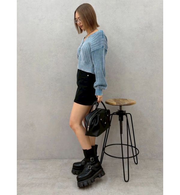 EVRIS「ツイルタイトミニスカート」|スカート|