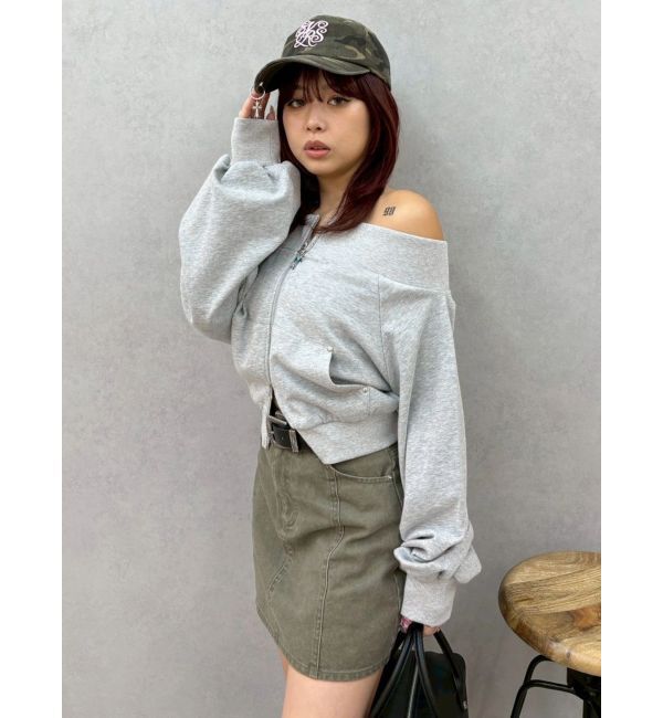 EVRIS「ツイルタイトミニスカート」|スカート|